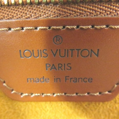Louis Vuitton Lussac Brown Leather Shopper Bag (Pre-Owned)