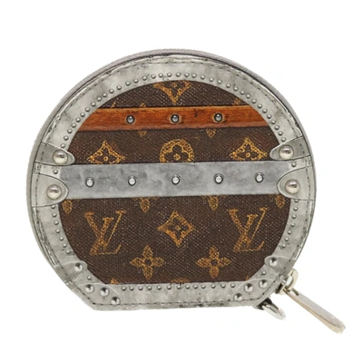 Pre-owned Louis Vuitton Mini Boîte Chapeau Brown Canvas Wallet  ()