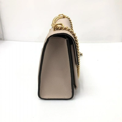 Pre-owned Louis Vuitton Mylockme Gold Leather Shopper Bag ()