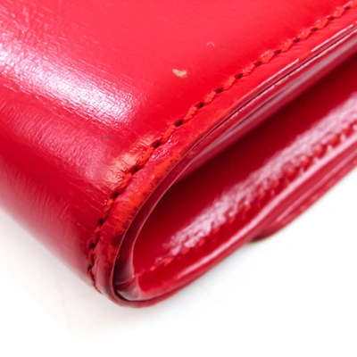 Pre-owned Louis Vuitton Opéra Red Leather Clutch Bag ()