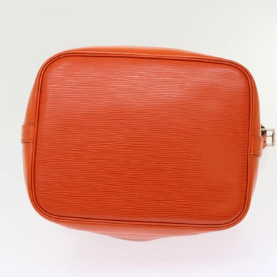 Pre-owned Louis Vuitton Petit Noé Orange Leather Shoulder Bag ()