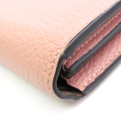 Pre-owned Louis Vuitton Portefeuille Comète Pink Leather Wallet