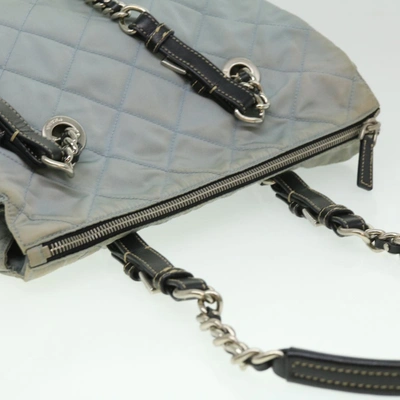 Shop Prada Blue Synthetic Shoulder Bag ()