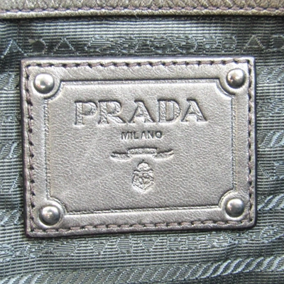 Shop Prada Brown Synthetic Tote Bag ()