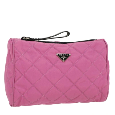 Prada pink clutch online bag