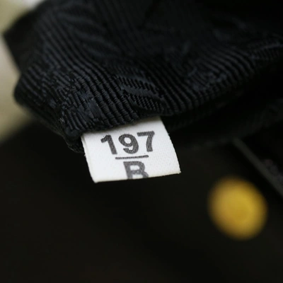 Shop Prada Tessuto Black Synthetic Shoulder Bag ()