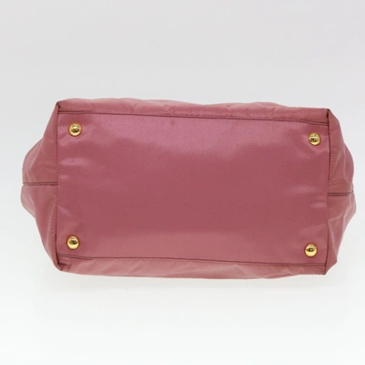Prada Pink Synthetic Tessuto shoulder bag Prada