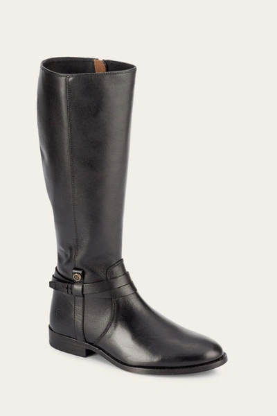 Shop The Frye Company Frye Melissa Belted Tall Boots In Black