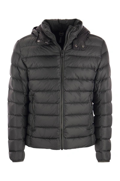 Colmar E-concrete - Down Jacket With Detachable Hood In Anthracite |  ModeSens