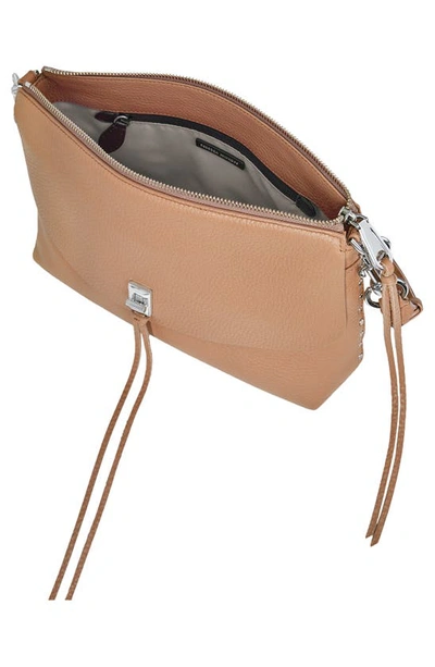 Shop Rebecca Minkoff Darren Top Zip Shoulder Bag In Bambi