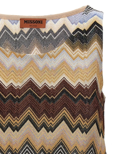 Shop Missoni Zigzag Top Tops Multicolor