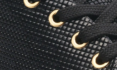 Shop Karl Lagerfeld Pin Logo Sneaker In Black