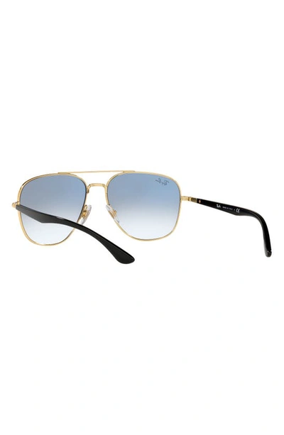 Shop Ray Ban Ray-ban 59mm Gradient Square Sunglasses In Black