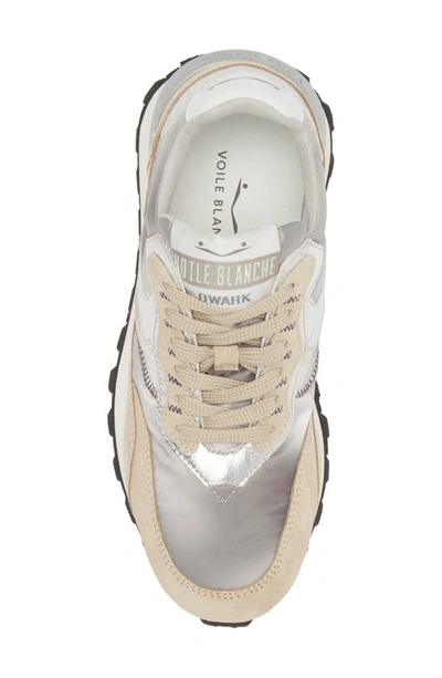 Shop Voile Blanche Qwark Hype Sneaker In Beige Grey