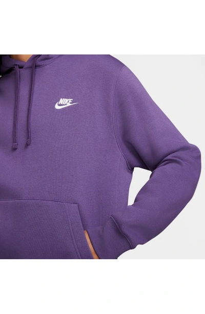 Shop Nike Sportswear Club Hoodie In Purple Cosmos/ White