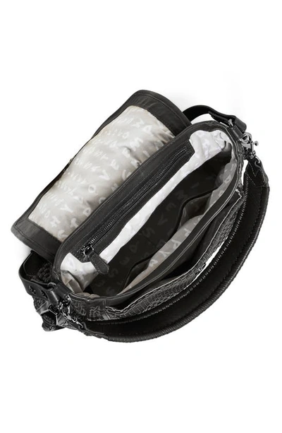 Aimee Kestenberg All For Love Woven Leather Shoulder Bag In Black