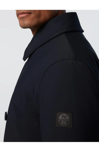 Shop North Sails Water Resistant Tech Peacoat In Navy Blue