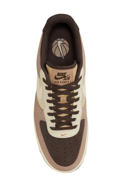 Nike Brown Air Force 1 '07 LV8 Sneakers Brown/Beige/Red