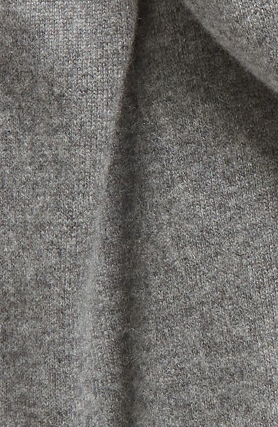 Shop Vince Boiled Cashmere Knit Scarf In Med Heather Grey