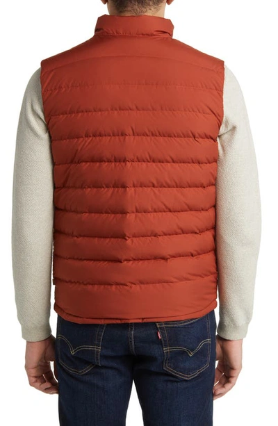 Shop Fjall Raven Greenland Water Resistant Down Vest In Autumn Leaf