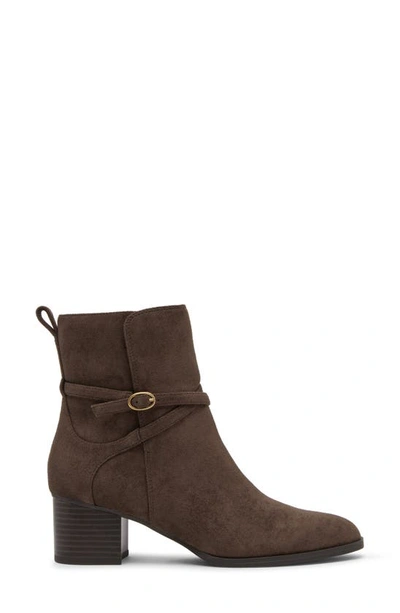 Shop Anne Klein Maurice Bootie In Chocolate