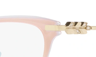 Shop Tiffany & Co 54mm Pillow Optical Glasses In Pink Gradient