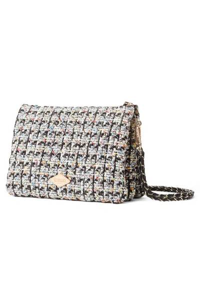 Shop Mz Wallace Large Crosby Pippa Quilted Crossbody Bag In Boucle