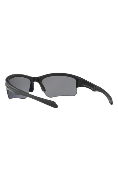 Oakley Quarter Jacket 61mm Polarized Rectangular Sunglasses In Black