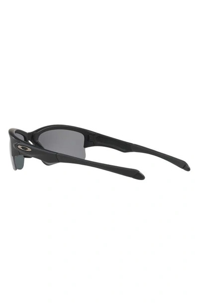 Oakley Quarter Jacket 61mm Polarized Rectangular Sunglasses In Black