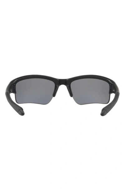 Oakley Quarter Jacket 61mm Polarized Rectangular Sunglasses In Black