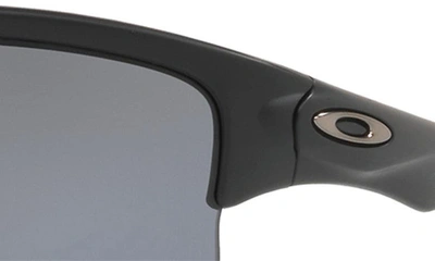 Oakley Quarter Jacket 61mm Polarized Rectangular Sunglasses In Black