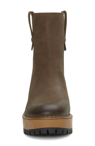Lucky Brand Rhoslyn Platform Bootie In Bark Wxysud
