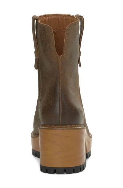 Lucky Brand Rhoslyn Platform Bootie In Bark Wxysud