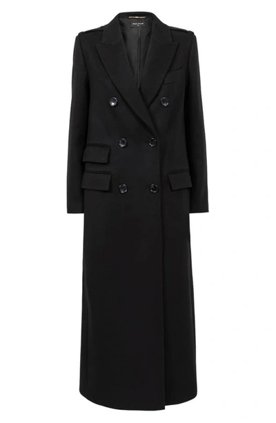 Reiss Margot Wool Blend Coat In Black