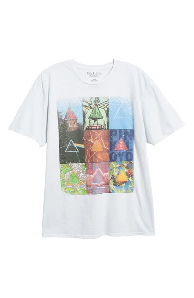 Shop Philcos Pink Floyd Prisms Cotton Graphic T-shirt In Off White Pigment