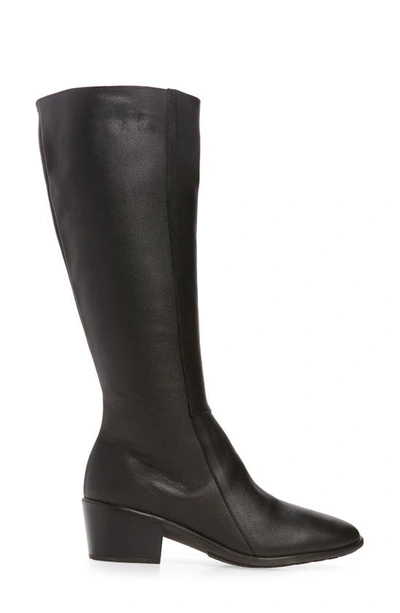 Shop Naot Gift Knee High Boot In Soft Black Leather