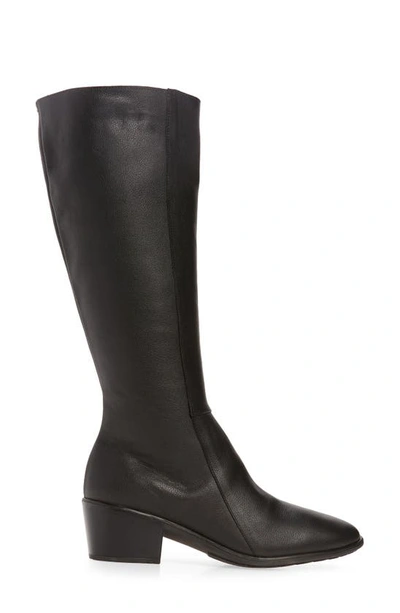 Naot Gift Knee High Boot In Soft Black Leather