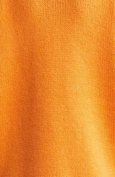 Shop Jw Anderson Patch Pocket Turtleneck Sweater In Bright Orange