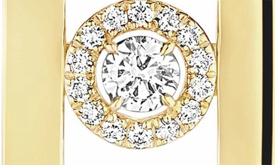 Messika So Move Diamond Stud Earrings In Yellow Gold