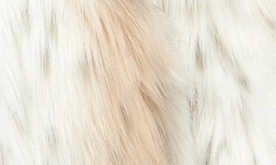Shop Donna Salyers Fabulous-furs Donna Salyers Fabulous Furs Fireside Faux Fur Coat In Snow Lynx