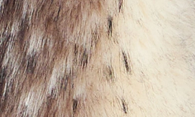 Donna Salyers Fabulous-furs Shawl Collar Faux Fur Coat In Arcwolf