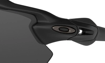 Oakley Radar® Ev Path® 38mm Prizm™ Wrap Shield Sunglasses In Matte Black