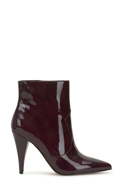 Shop Vince Camuto Azentela Pointed Toe Bootie In Petite Syrah