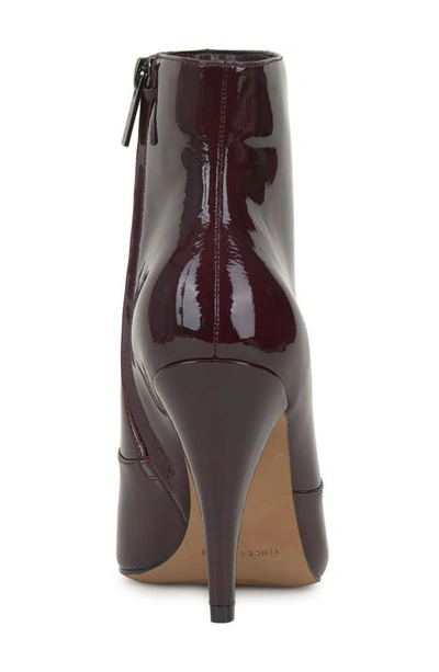 Shop Vince Camuto Azentela Pointed Toe Bootie In Petite Syrah