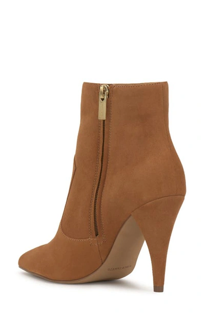 Shop Vince Camuto Azentela Pointed Toe Bootie In Golden Walnut