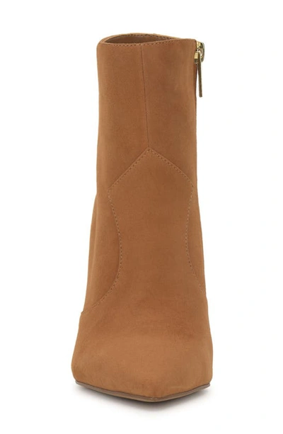 Shop Vince Camuto Azentela Pointed Toe Bootie In Golden Walnut