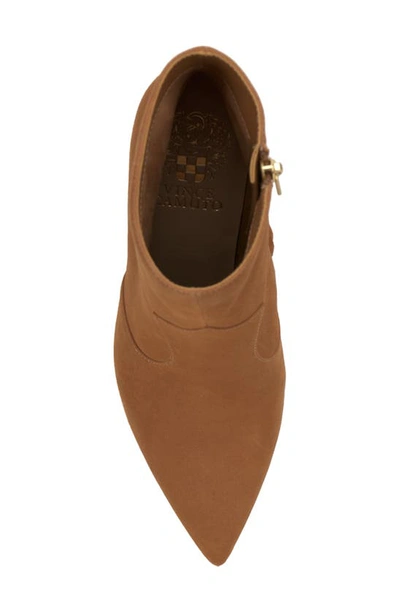Vince Camuto Azentela Pointed Toe Bootie In Golden Walnut