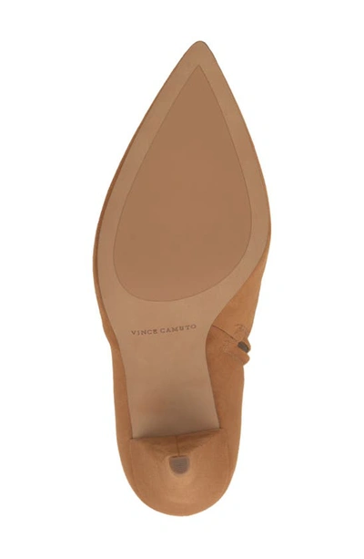 Vince Camuto Azentela Pointed Toe Bootie In Golden Walnut
