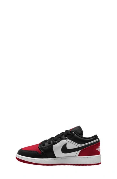 Shop Jordan Air  1 Low Sneaker In White/ Black/ Red/ White