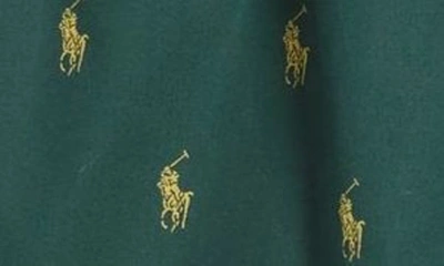 Shop Polo Ralph Lauren Hanging Woven Cotton Boxers In Vintage Pine